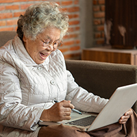 Senior Woman With Laptop