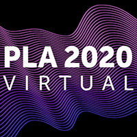 PLA 2020 Virtual Conference logo.