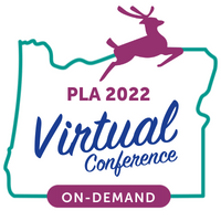 PLA 2022 Virtual Conference logo.